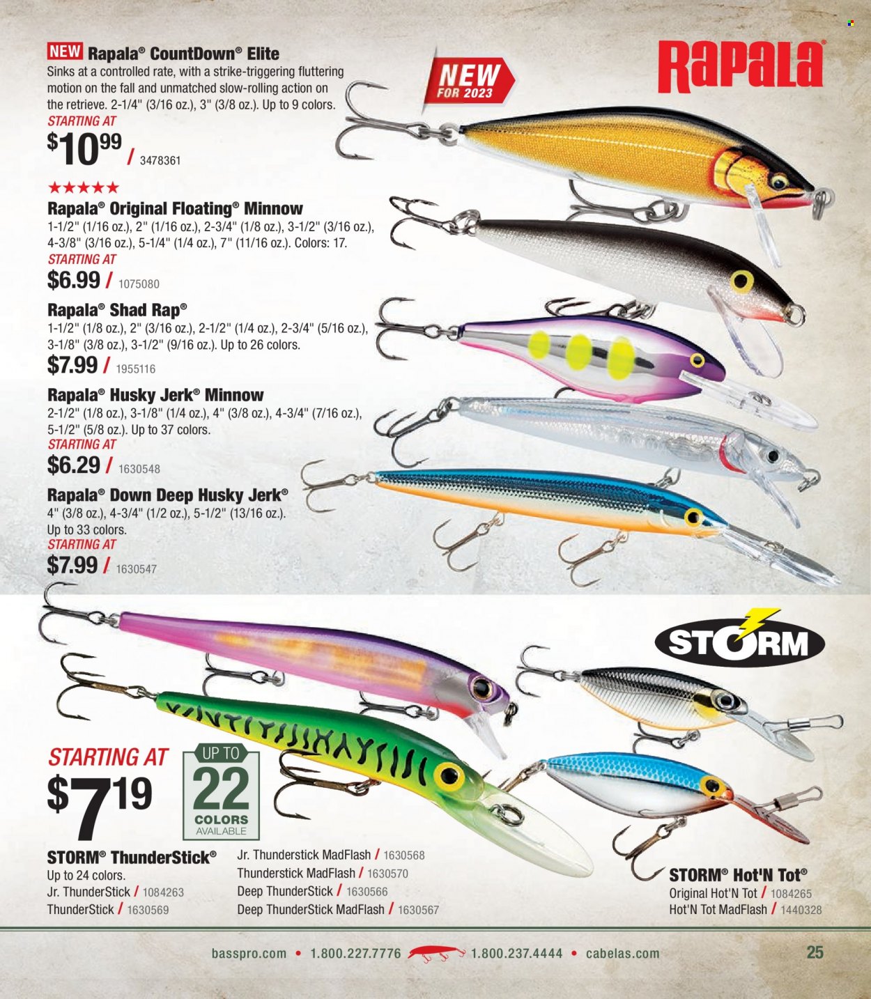 Bass Pro Shops + Cabela's - Northern Angler Specialist Catalog 2023 - Page 25