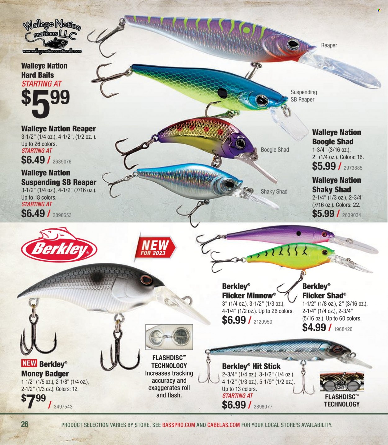 Bass Pro Shops + Cabela's - Northern Angler Specialist Catalog 2023 - Page 26