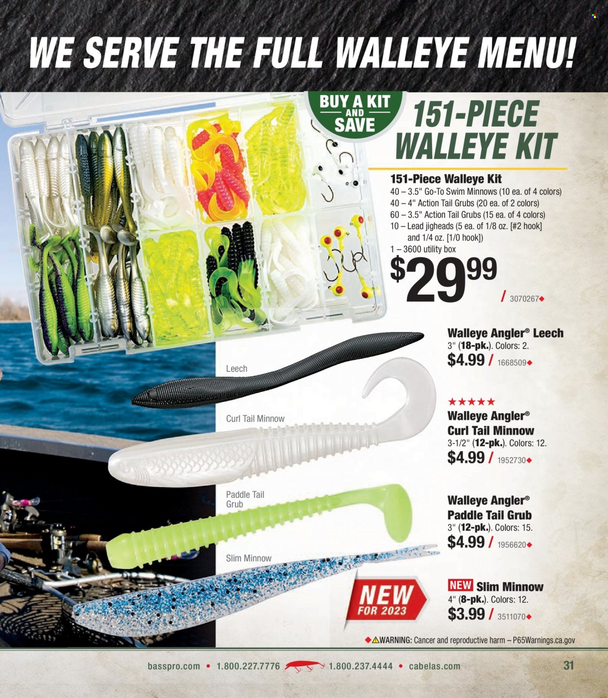 Bass Pro Shops + Cabela's - Northern Angler Specialist Catalog 2023 - Page 31
