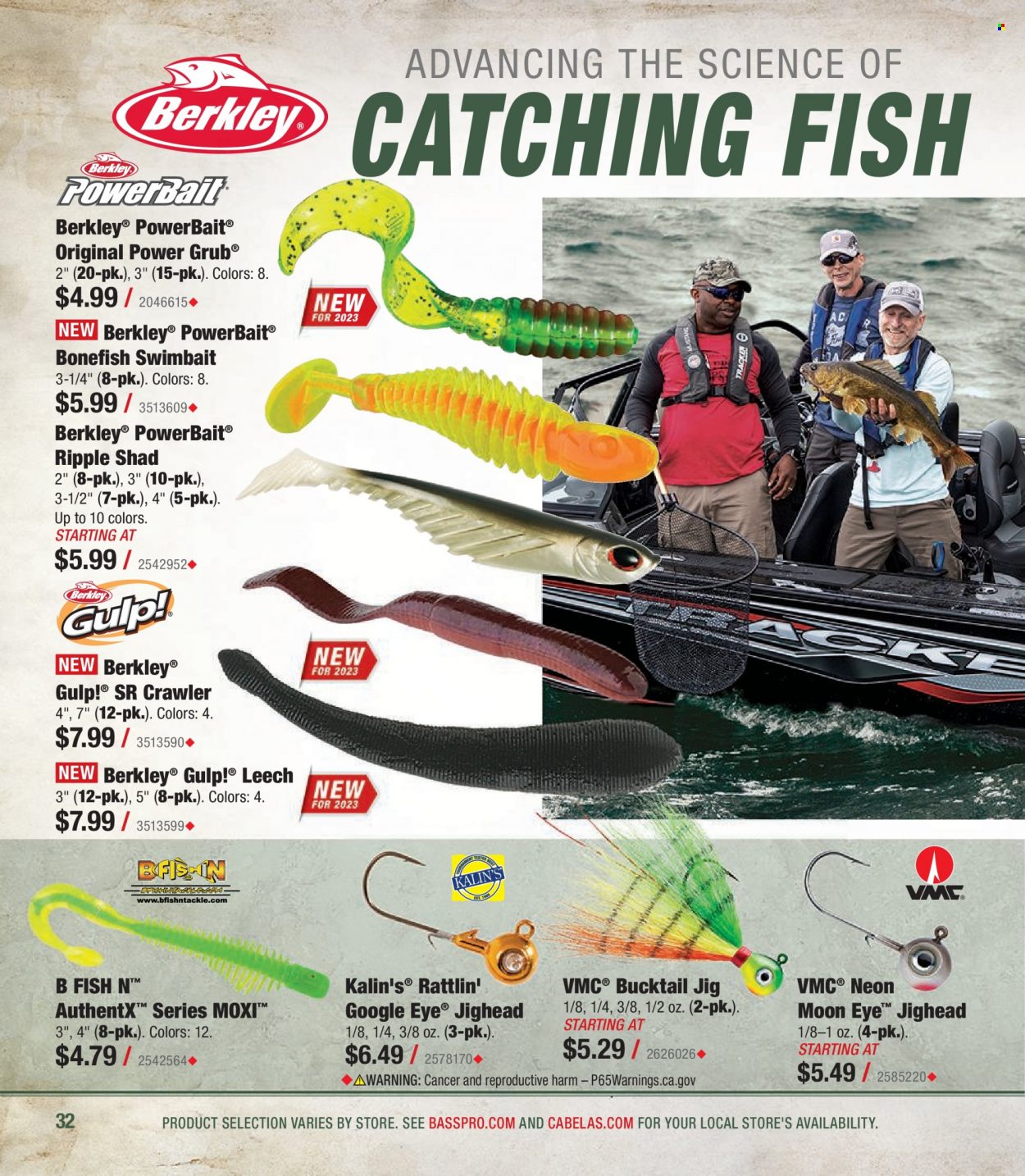 Bass Pro Shops + Cabela's - Northern Angler Specialist Catalog 2023 - Page 32