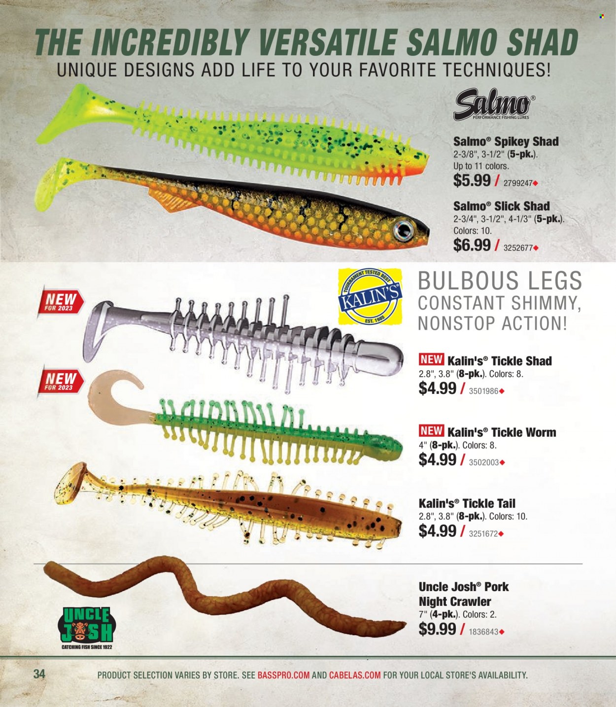 Bass Pro Shops + Cabela's - Northern Angler Specialist Catalog 2023 - Page 34