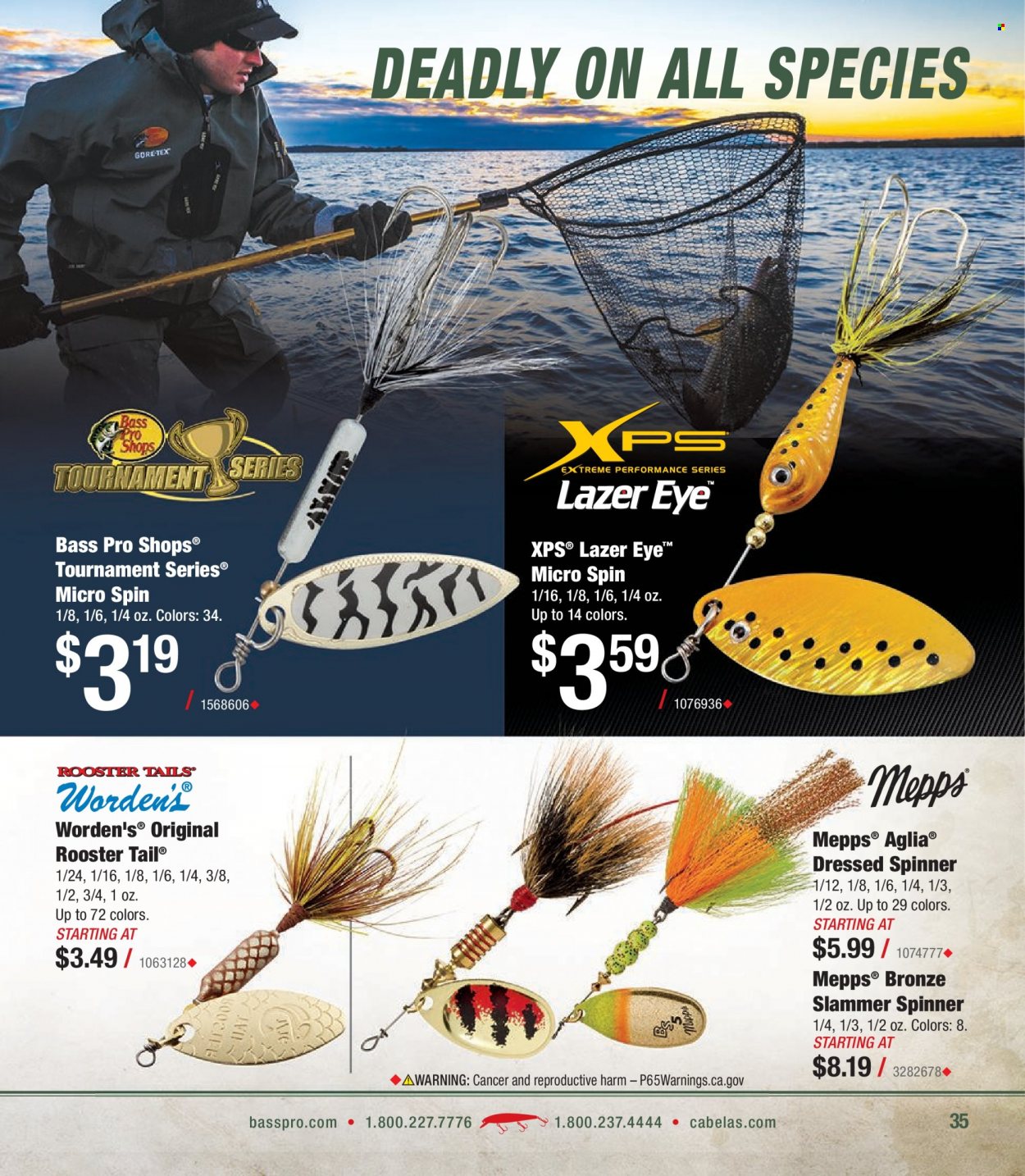 Bass Pro Shops + Cabela's - Northern Angler Specialist Catalog 2023 - Page 35