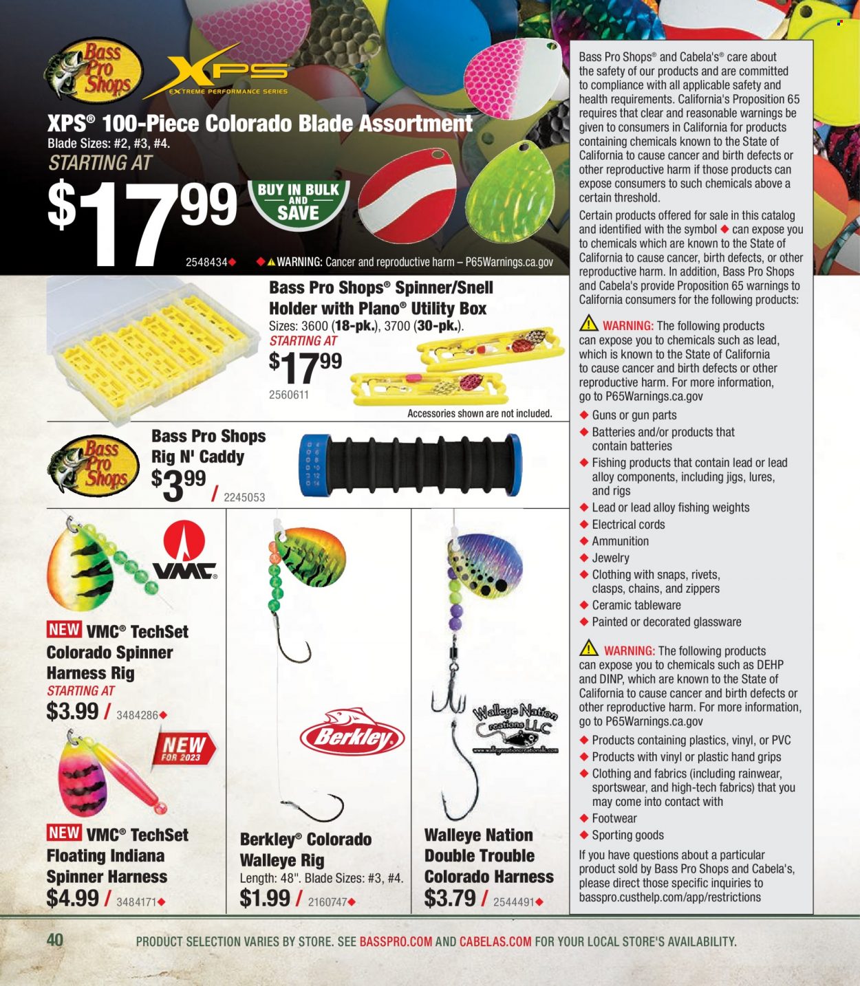 Bass Pro Shops + Cabela's - Northern Angler Specialist Catalog 2023 - Page 40