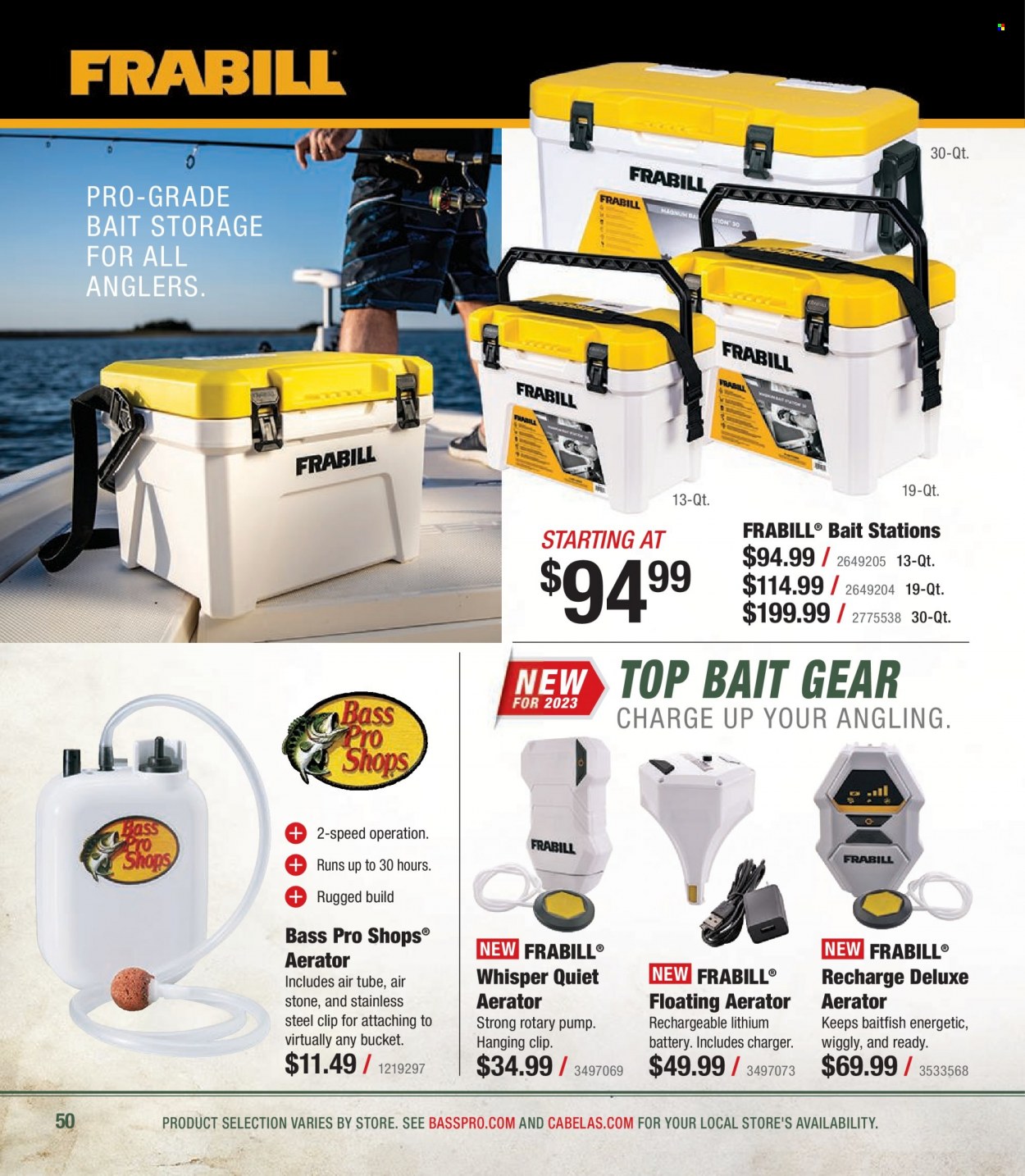 Bass Pro Shops + Cabela's - Northern Angler Specialist Catalog 2023 - Page 50