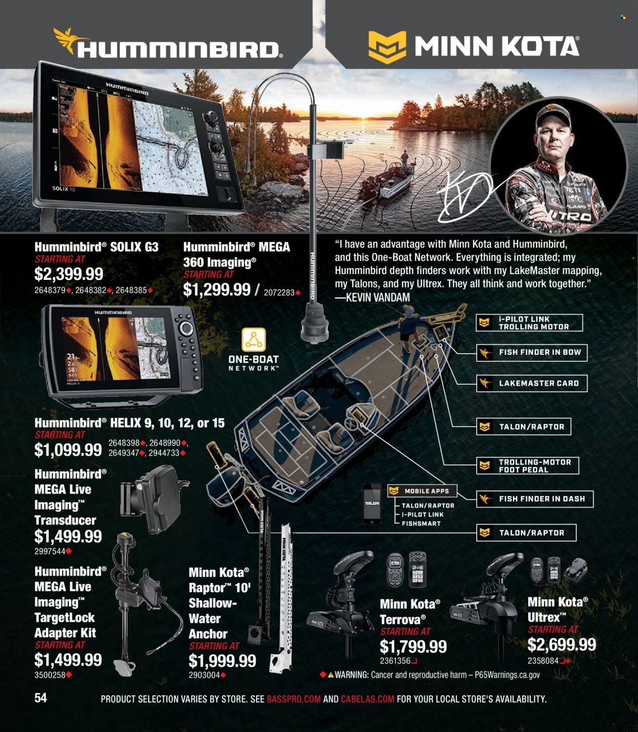 Bass Pro Shops + Cabela's - Northern Angler Specialist Catalog 2023 - Page 54
