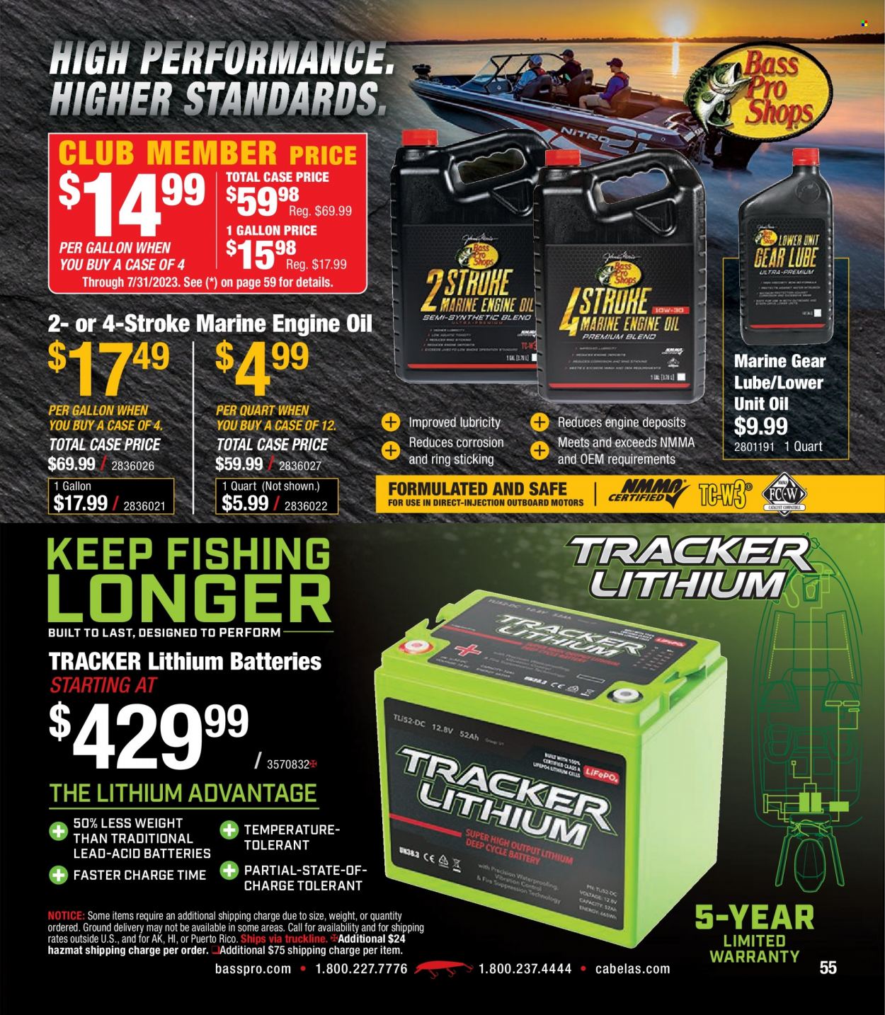 Bass Pro Shops + Cabela's - Northern Angler Specialist Catalog 2023 - Page 55