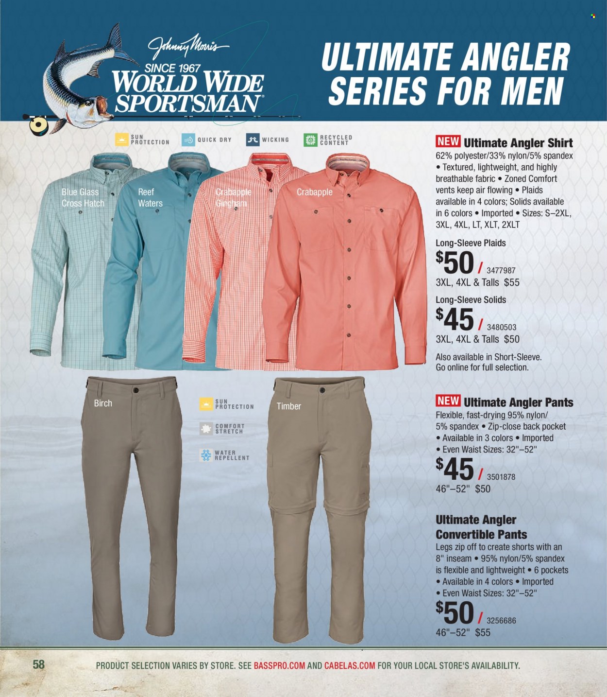 Bass Pro Shops + Cabela's - Northern Angler Specialist Catalog 2023 - Page 58
