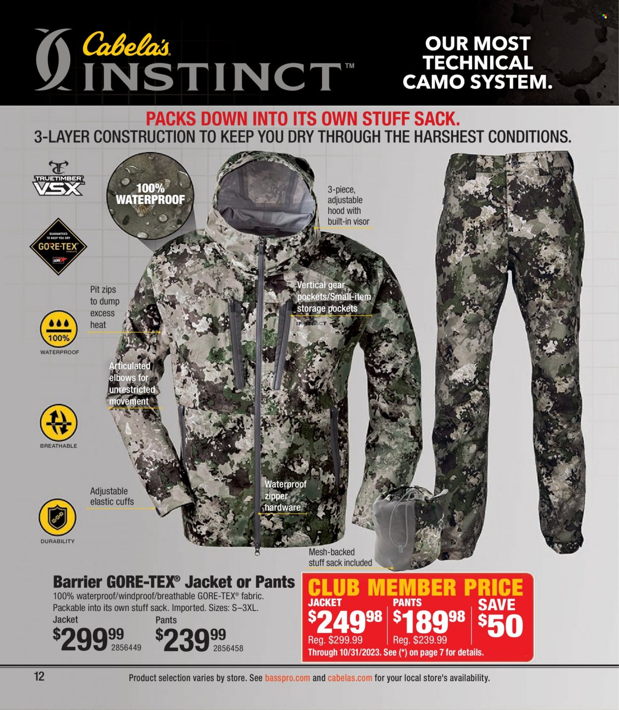 Cabela's + Bass Pro Shops Western Big Game Hunting Specialist Catalog 2023 - Page 12
