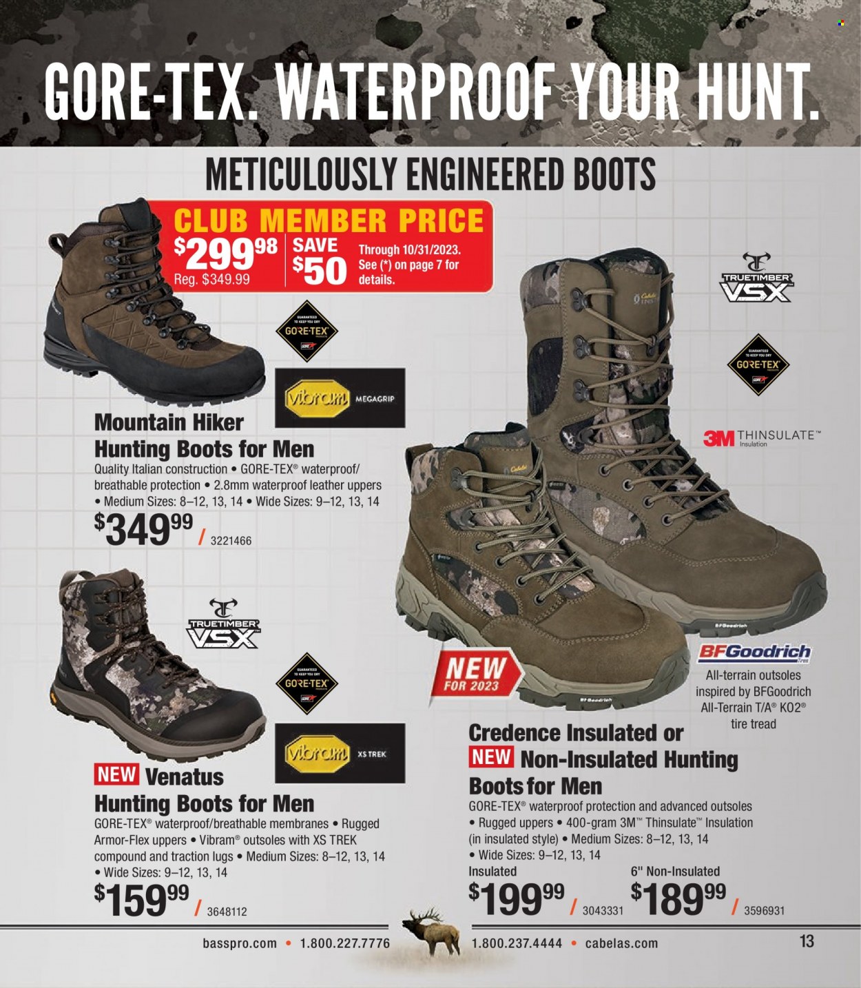 Cabela's + Bass Pro Shops Western Big Game Hunting Specialist Catalog 2023 - Page 13