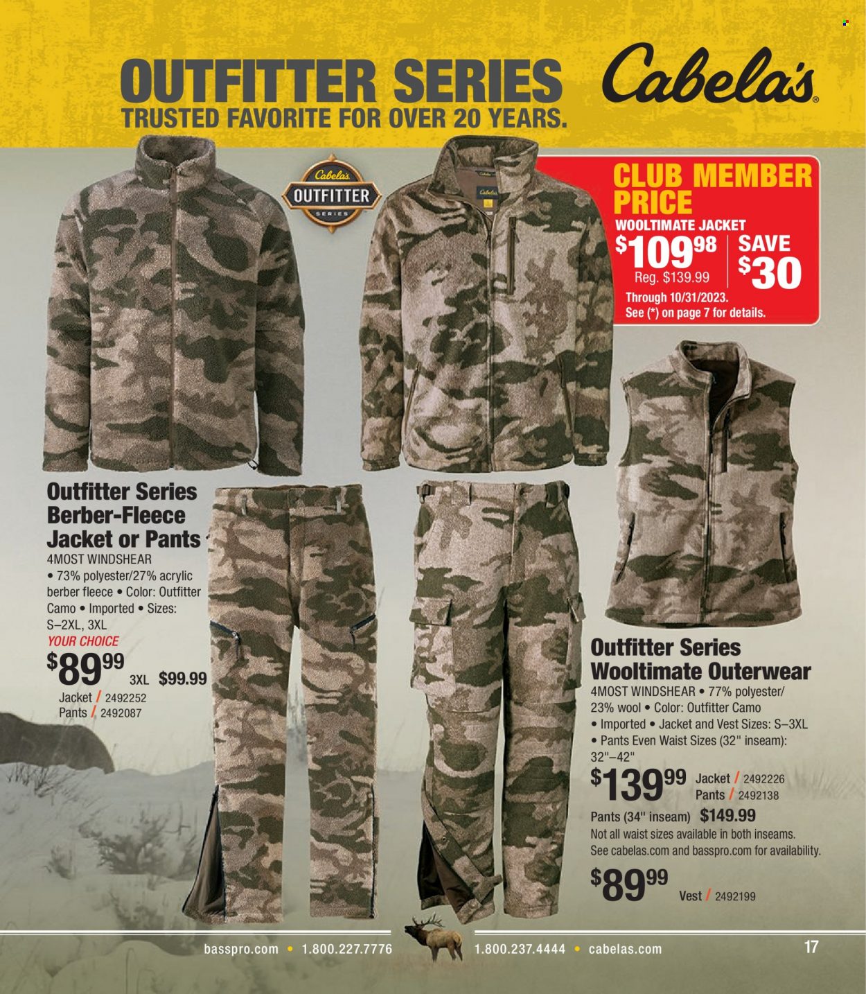 Cabela's + Bass Pro Shops Western Big Game Hunting Specialist Catalog 2023 - Page 17