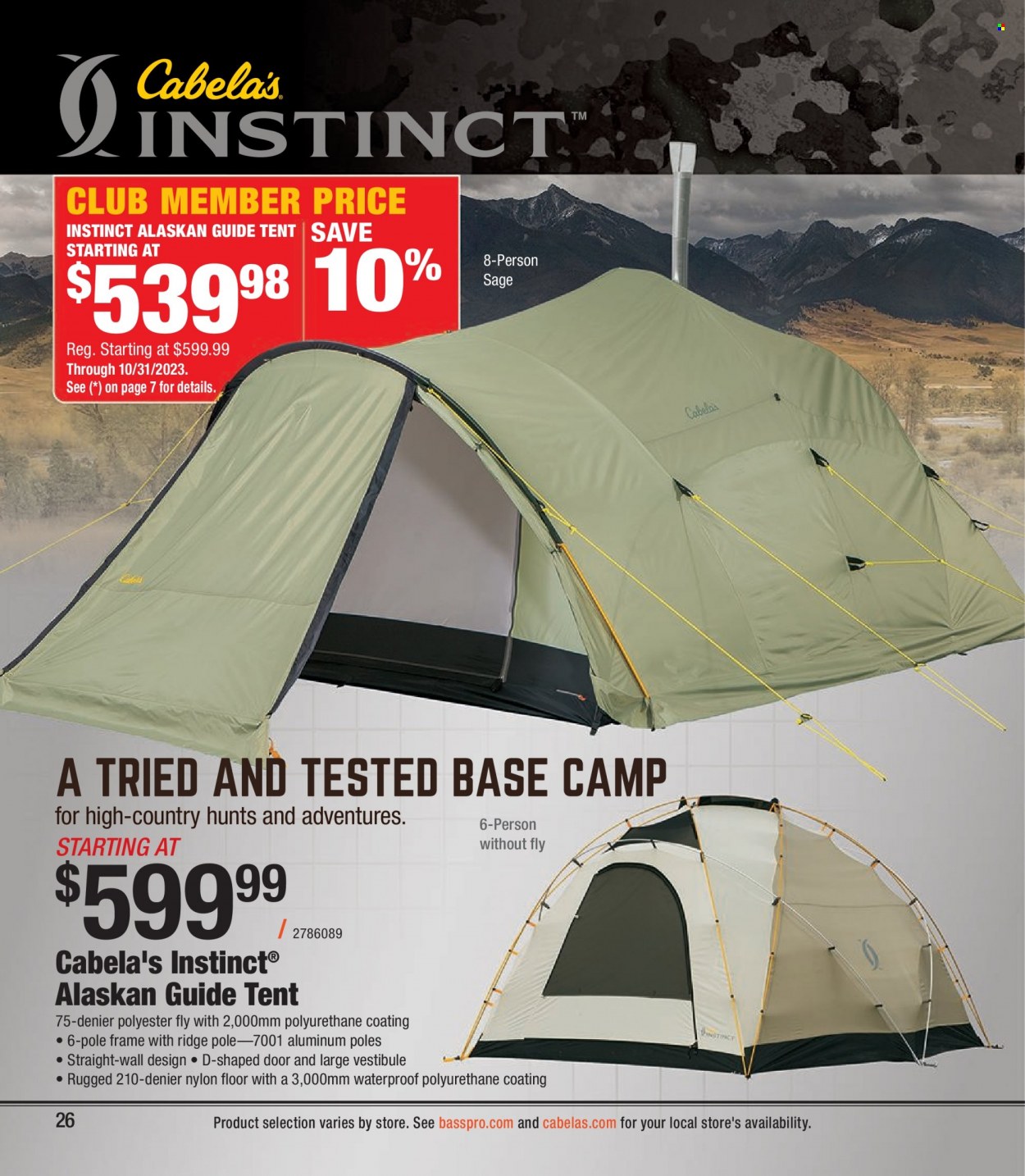 Cabela's + Bass Pro Shops Western Big Game Hunting Specialist Catalog 2023 - Page 26