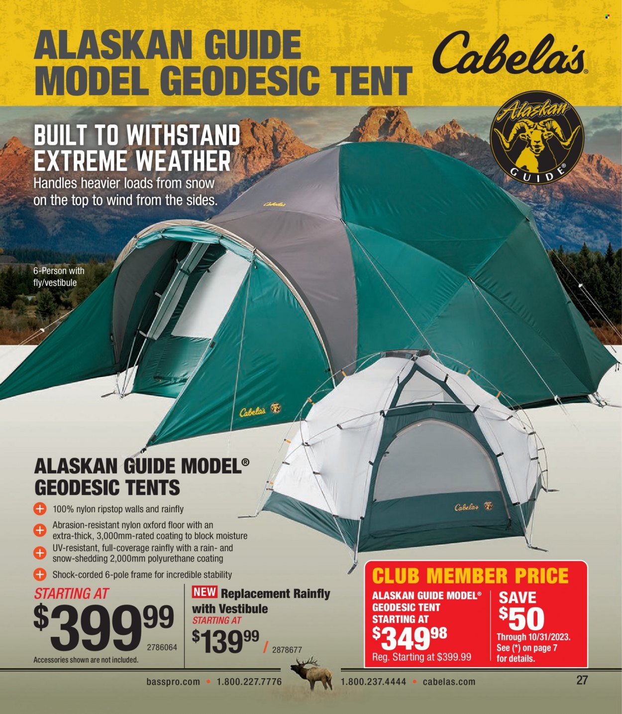 Cabela's + Bass Pro Shops Western Big Game Hunting Specialist Catalog 2023 - Page 27