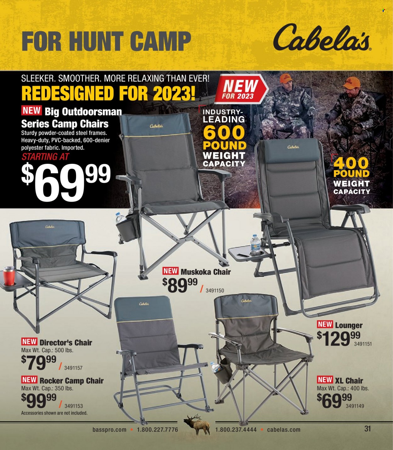 Cabela's + Bass Pro Shops Western Big Game Hunting Specialist Catalog 2023 - Page 31