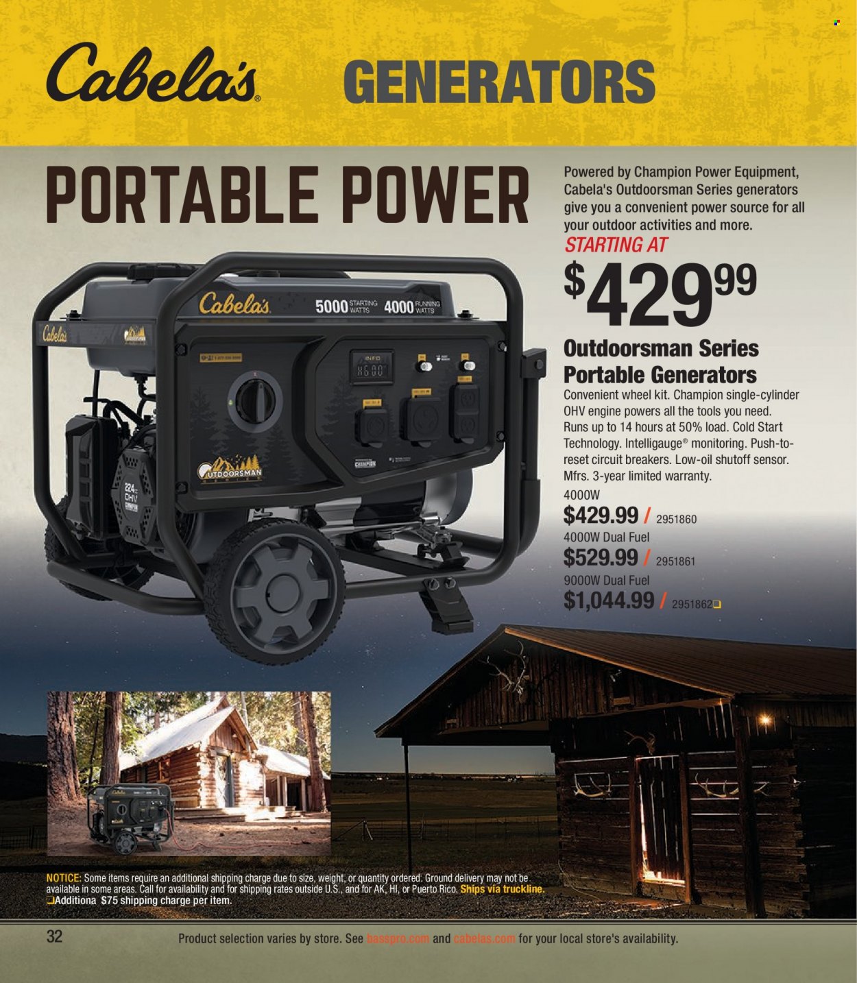 Cabela's + Bass Pro Shops Western Big Game Hunting Specialist Catalog 2023 - Page 32