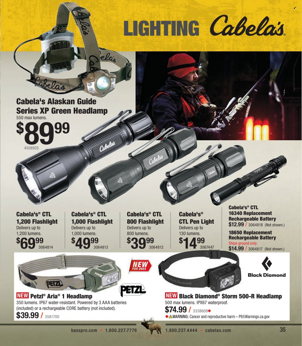 Cabela's + Bass Pro Shops Western Big Game Hunting Specialist Catalog 2023 - Page 35