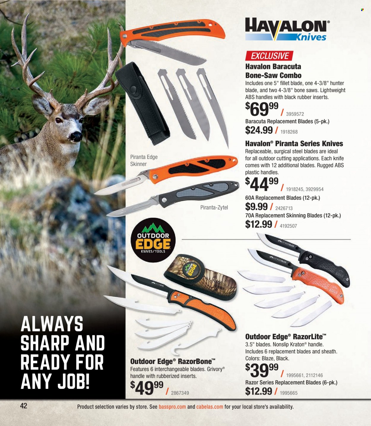 Cabela's + Bass Pro Shops Western Big Game Hunting Specialist Catalog 2023 - Page 42