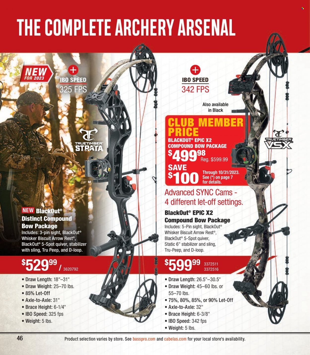 Cabela's + Bass Pro Shops Western Big Game Hunting Specialist Catalog 2023 - Page 46