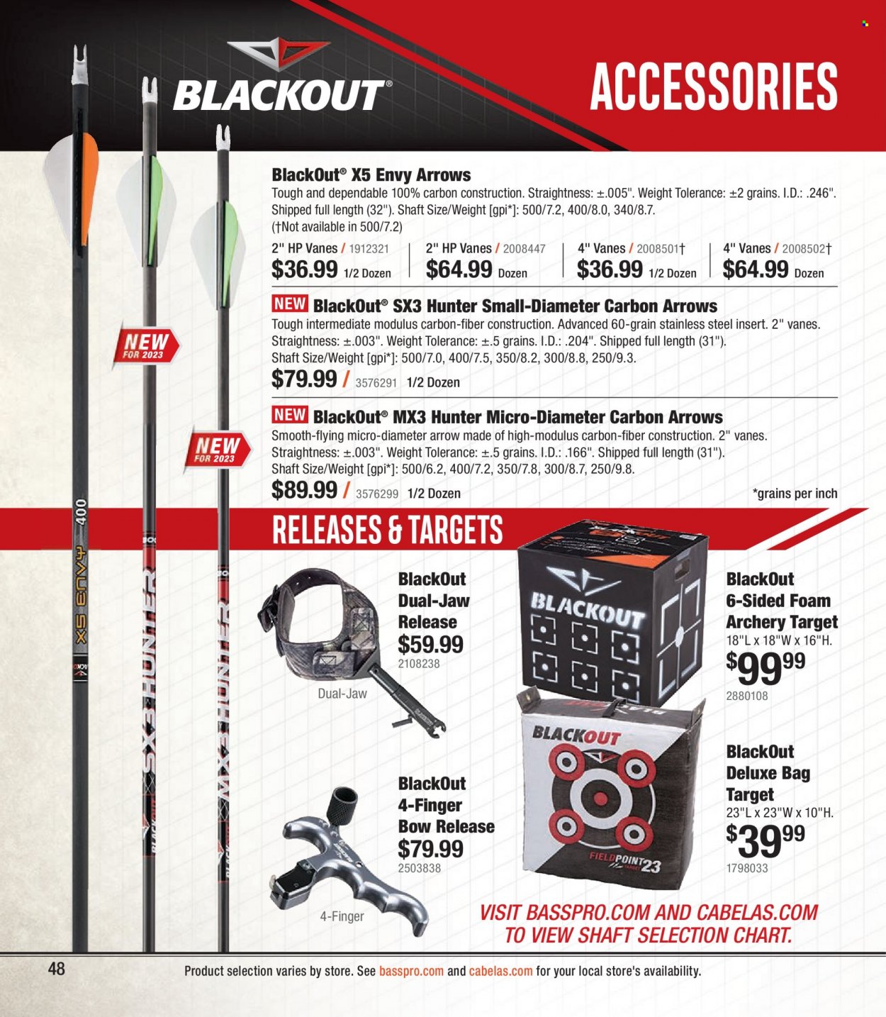 Cabela's + Bass Pro Shops Western Big Game Hunting Specialist Catalog 2023 - Page 48