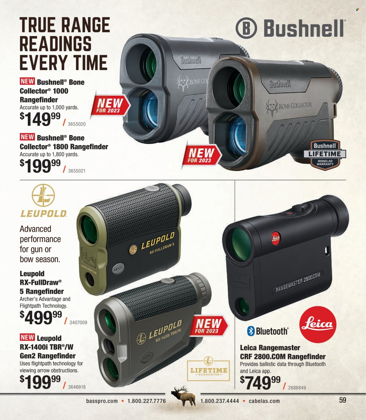 Cabela's + Bass Pro Shops Western Big Game Hunting Specialist Catalog 2023 - Page 59