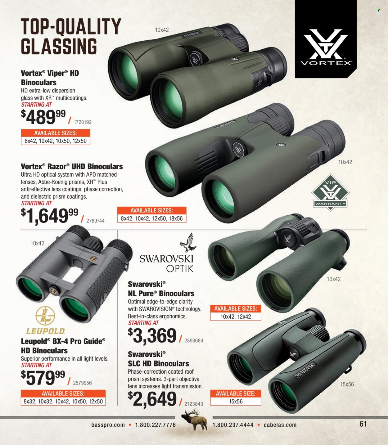 Cabela's + Bass Pro Shops Western Big Game Hunting Specialist Catalog 2023 - Page 61