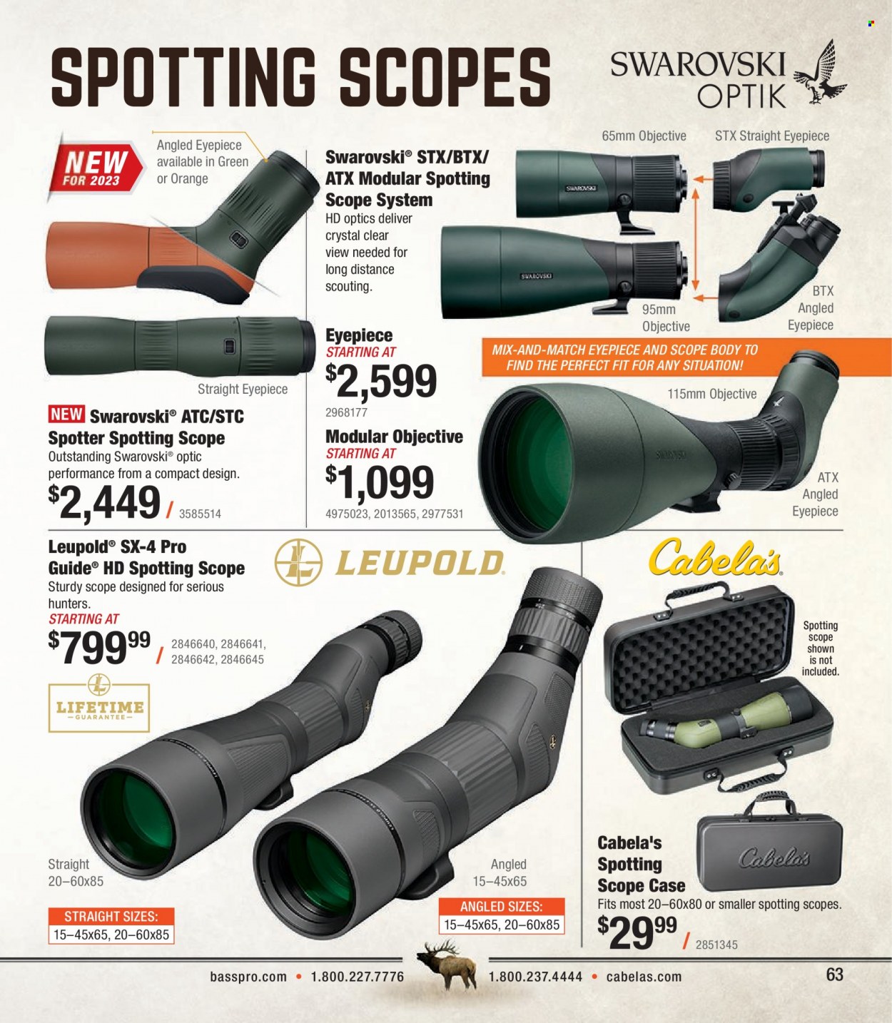 Cabela's + Bass Pro Shops Western Big Game Hunting Specialist Catalog 2023 - Page 63