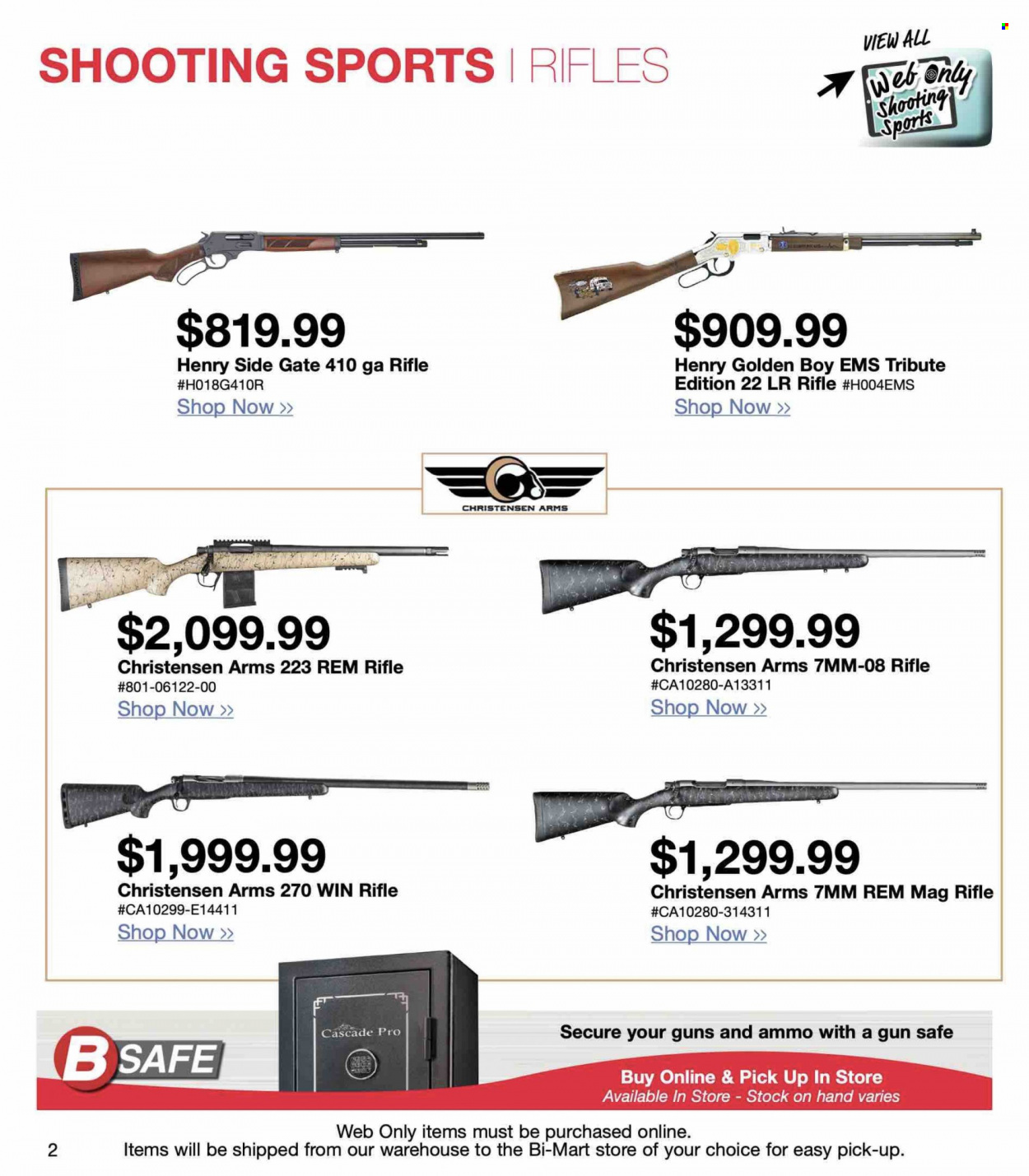 Bi:Mart Ad - Web Only Shooting Sports Supplies - Page 2