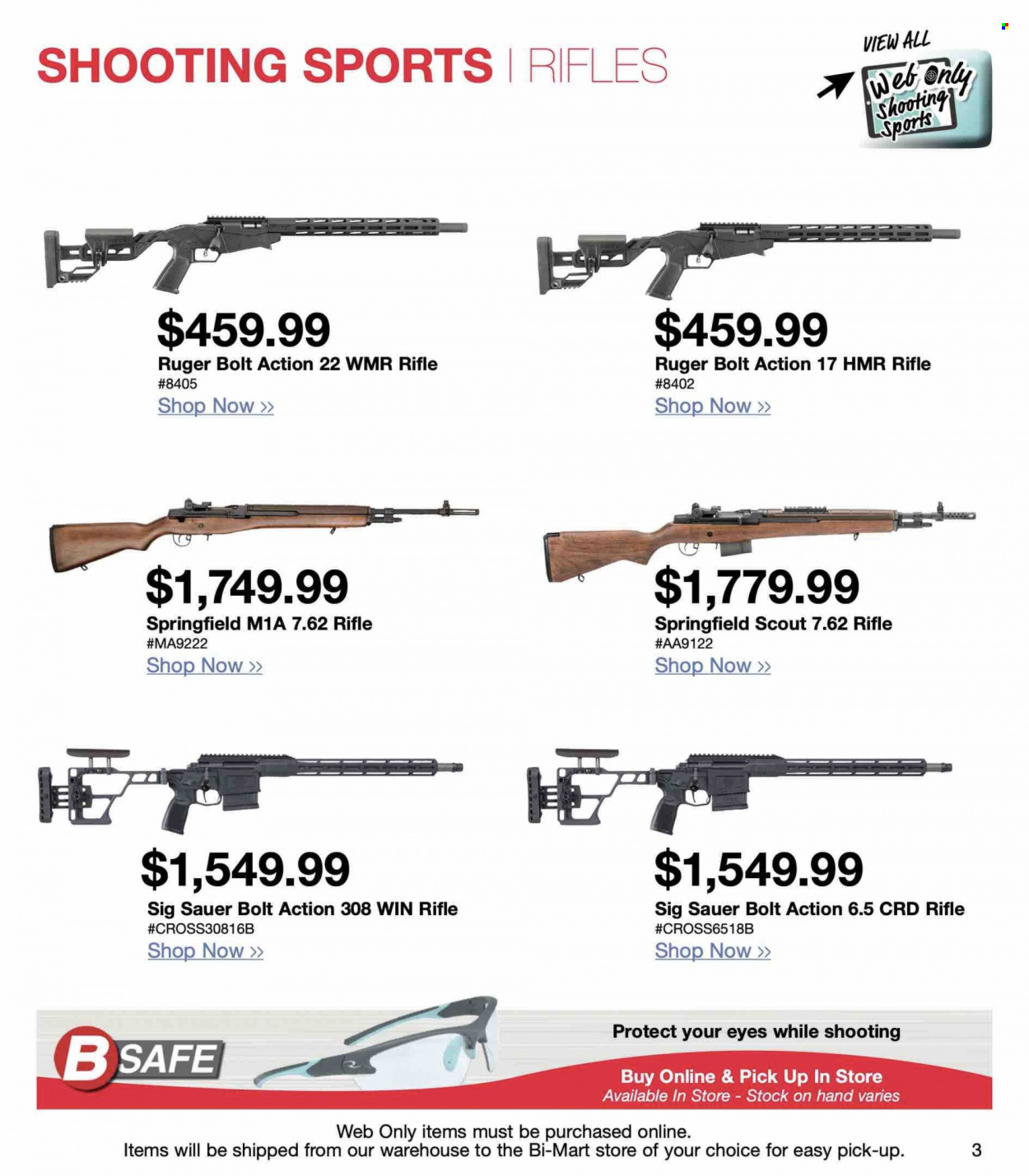 Bi:Mart Ad - Web Only Shooting Sports Supplies - Page 3