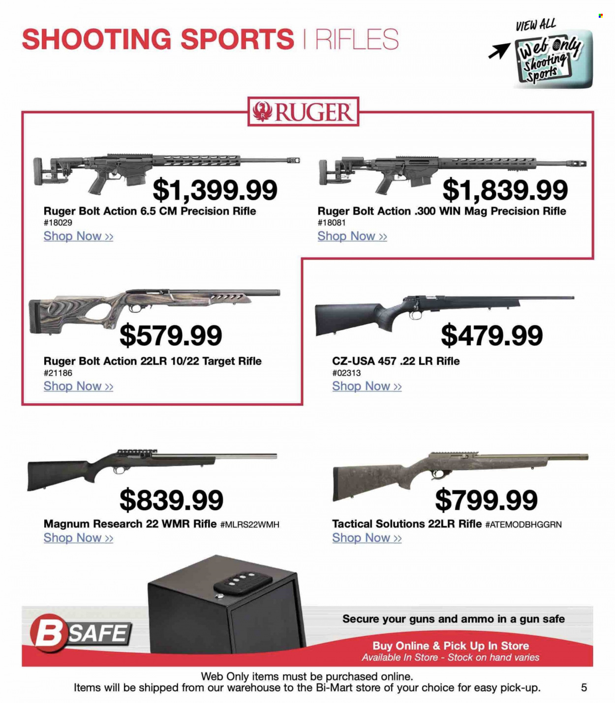 Bi:Mart Ad - Web Only Shooting Sports Supplies - Page 5