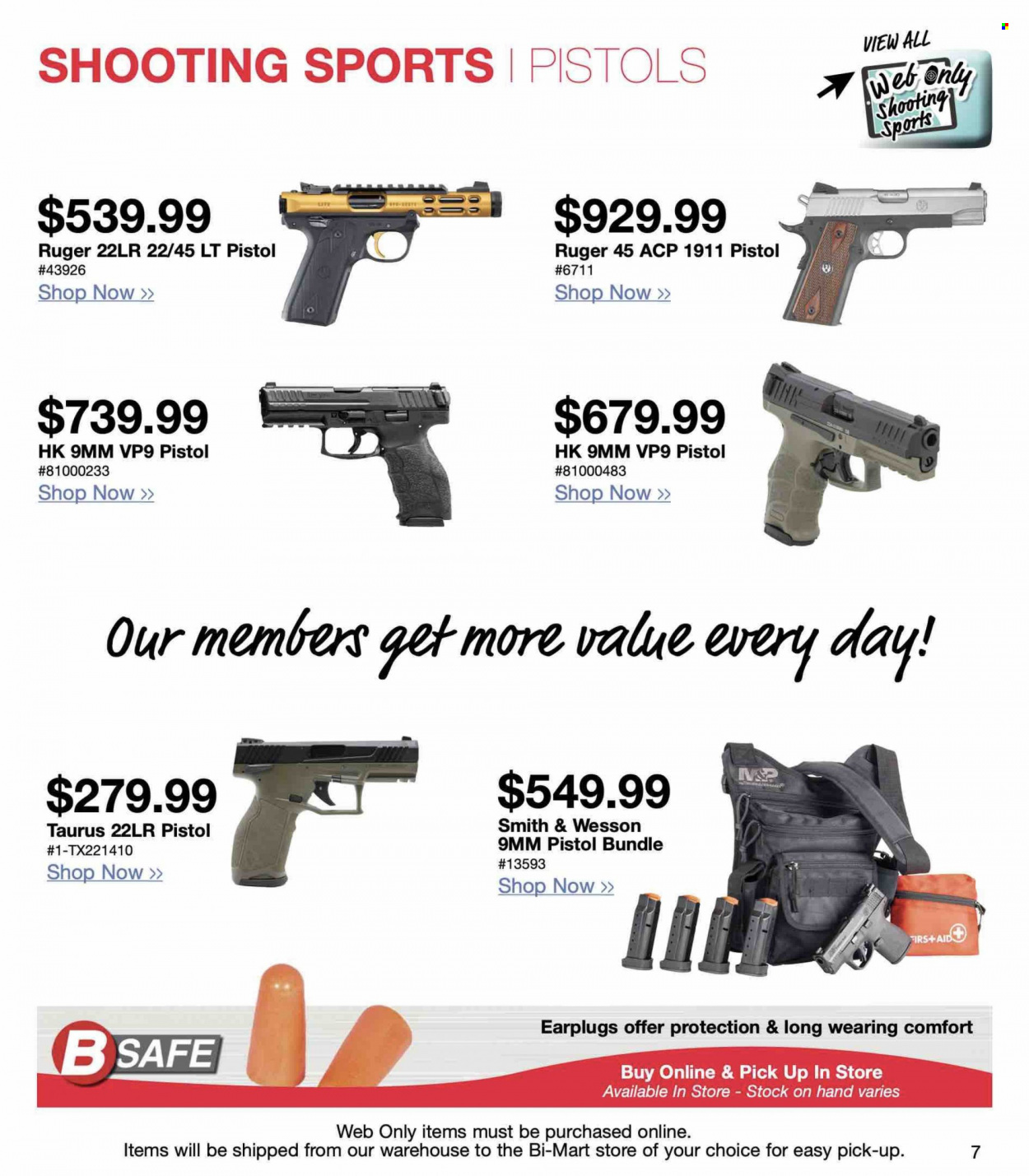 Bi:Mart Ad - Web Only Shooting Sports Supplies - Page 7