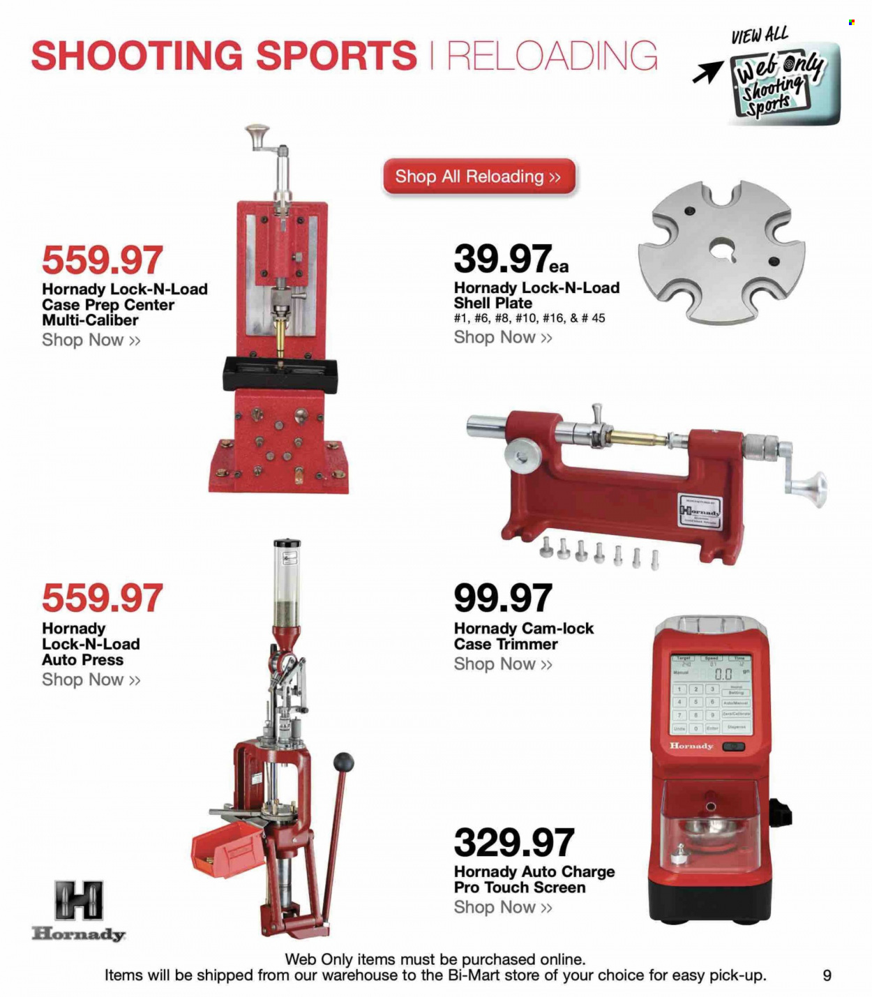 Bi:Mart Ad - Web Only Shooting Sports Supplies - Page 9