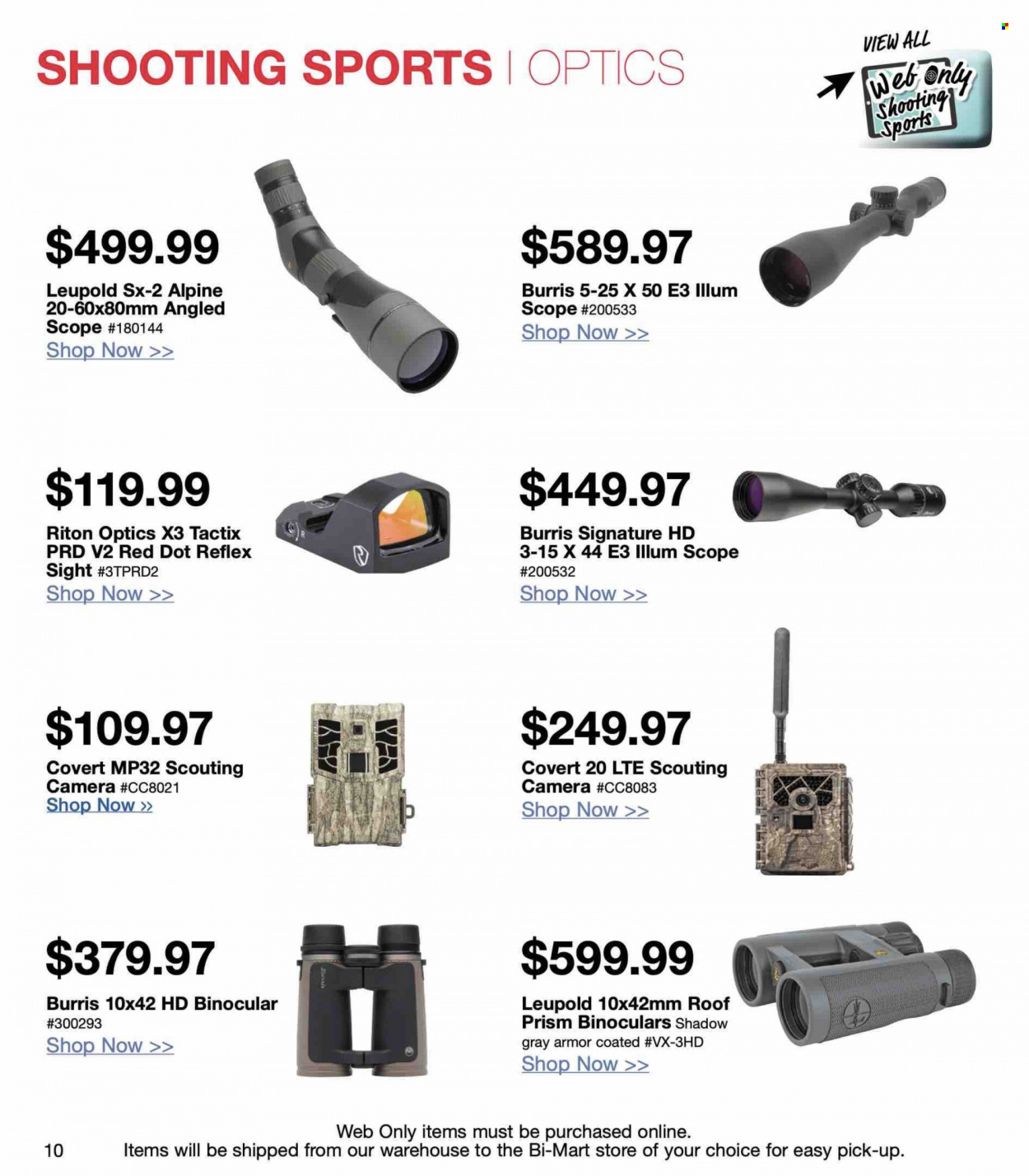 Bi:Mart Ad - Web Only Shooting Sports Supplies - Page 10