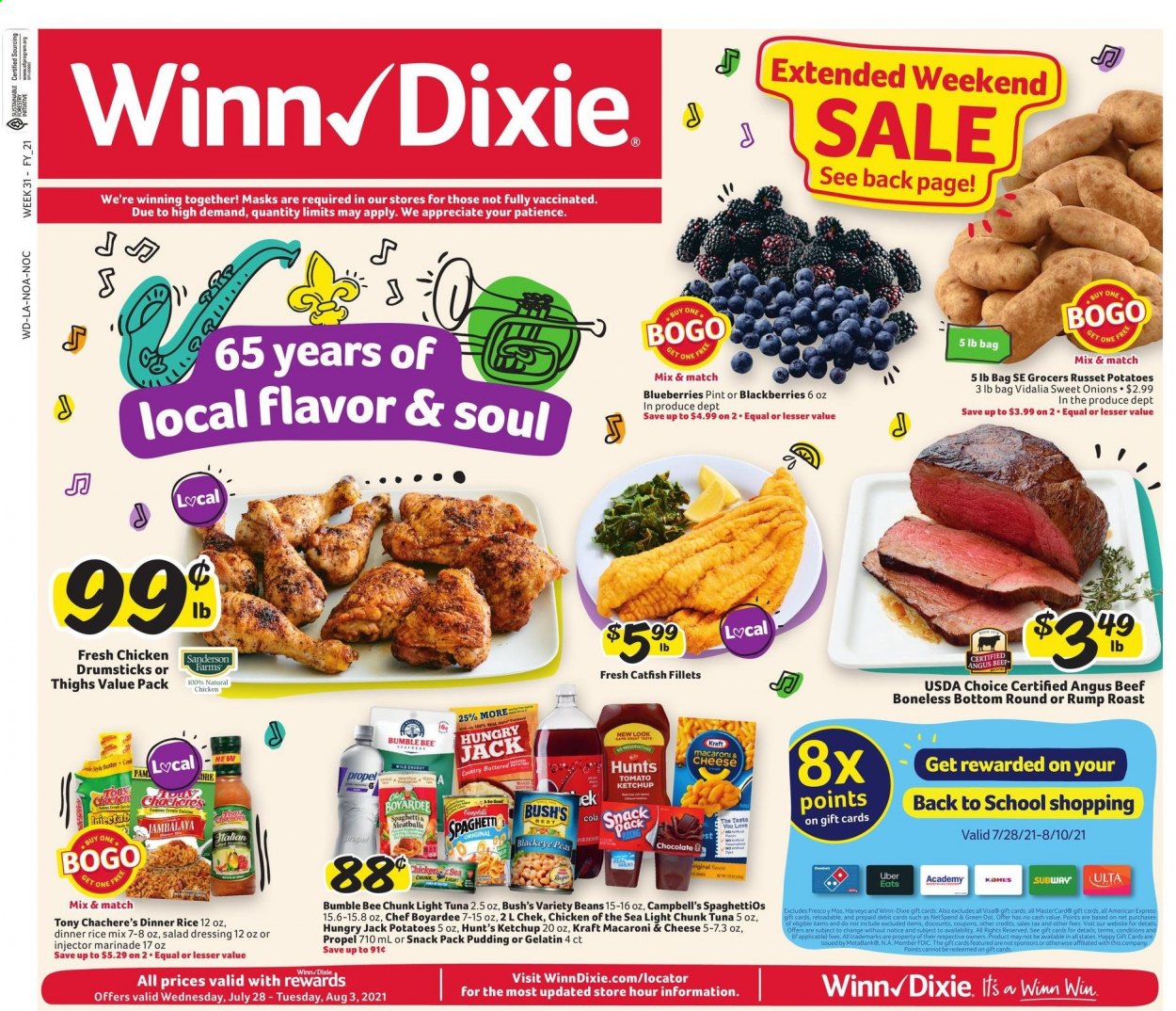 Winn-Dixie North Carrolton, New Orleans, Reopening Ad from july 28 to august 3 2021 - Page 5