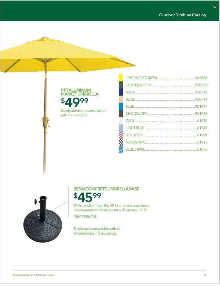 Publix Outdoor Furniture Catalog - Page 9