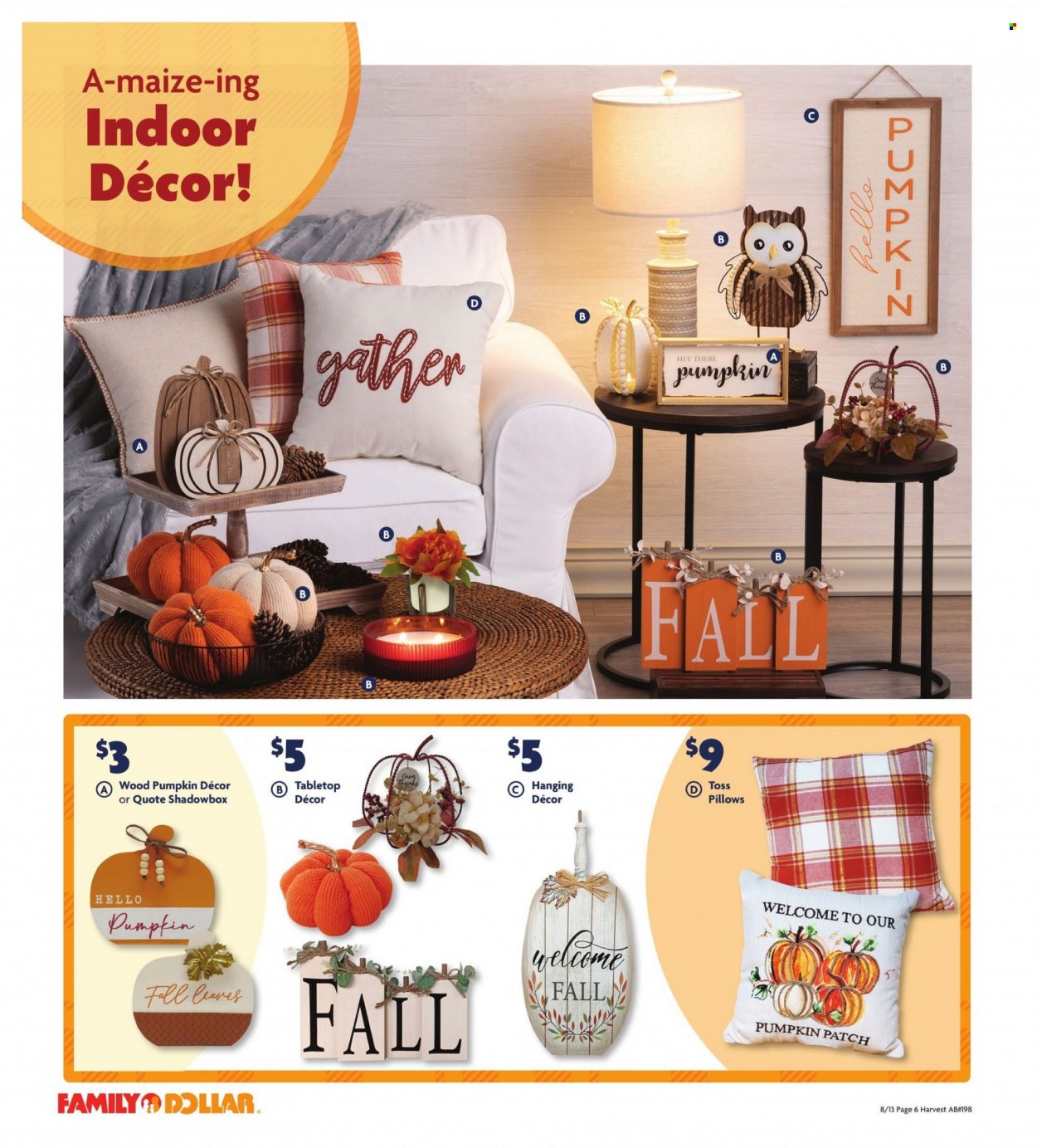 Family Dollar Fall Harvest Book - Page 3
