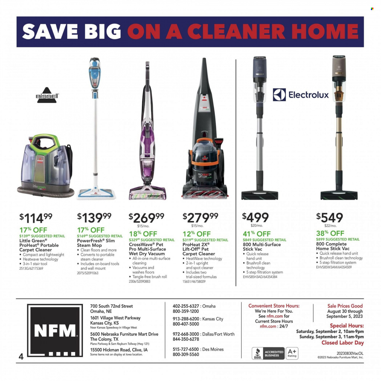 Nebraska Furniture Mart Current Sales Weekly Ads Online