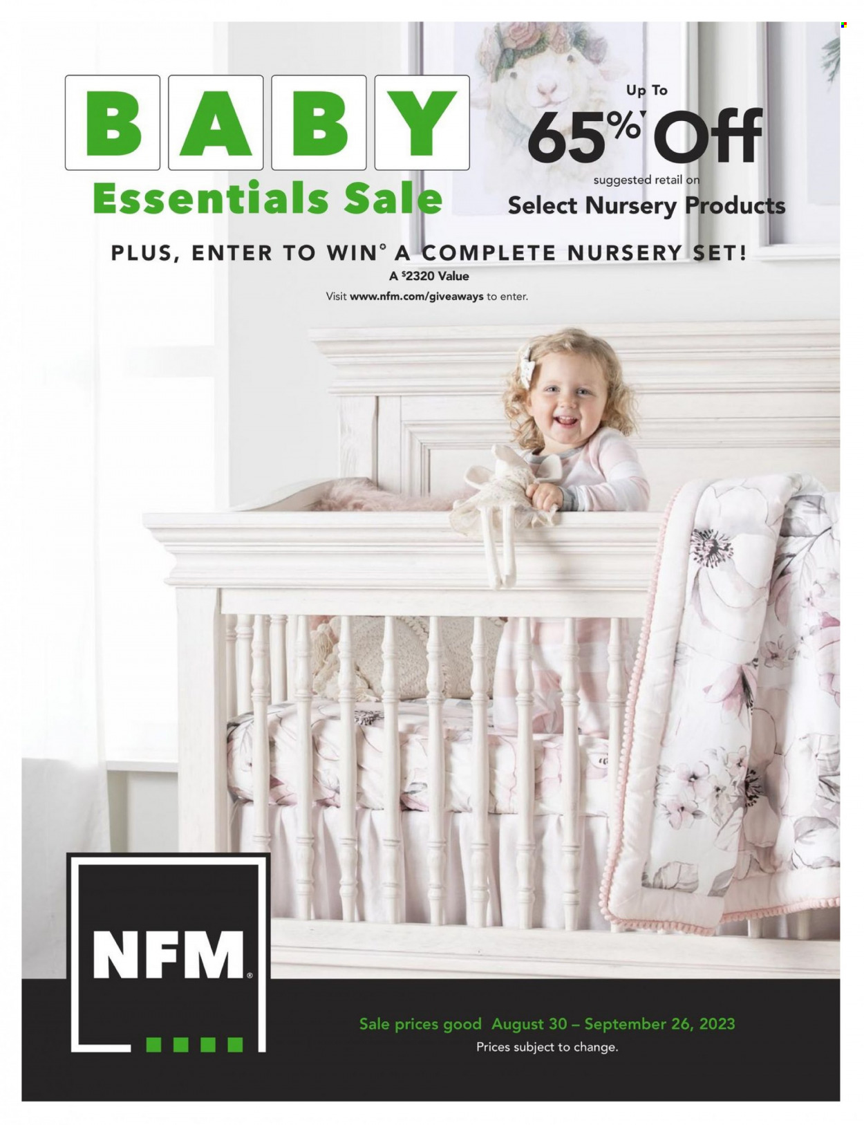 Nebraska Furniture Mart Baby Essentials Sale - Page 1
