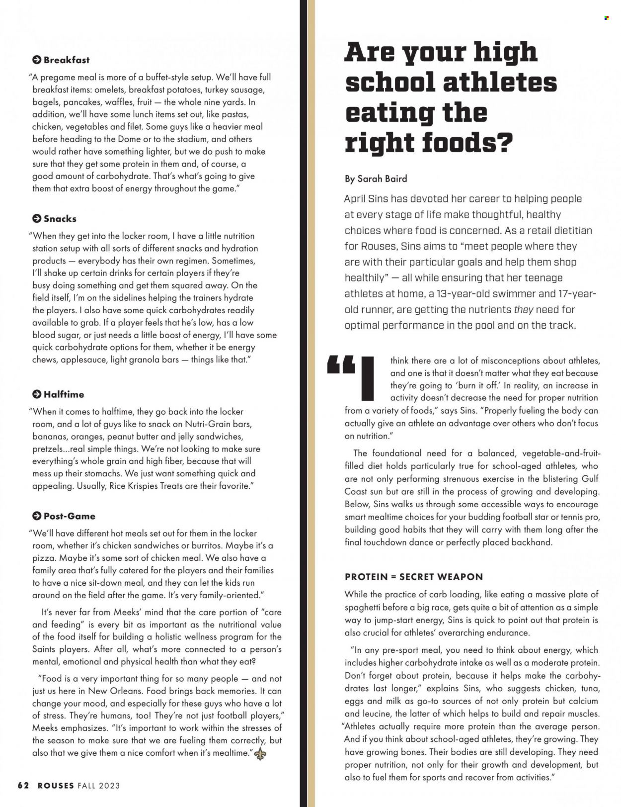 Rouses Magazine - Fall 2023 - Page 64
