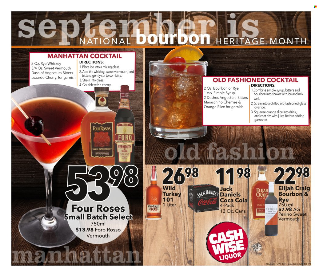 Cash Wise Bourbon Sale - Page 1