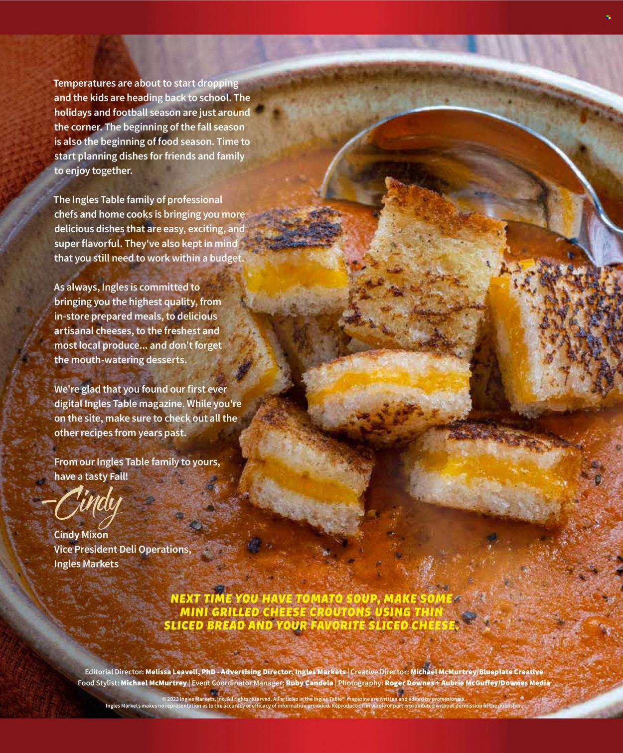 The Ingles Table Magazine - Fall 2023 - Page 2