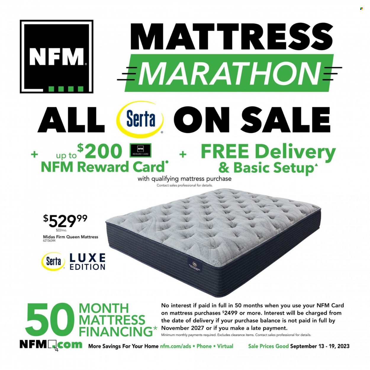 Nebraska Furniture Mart Mattress Ad - Page 1