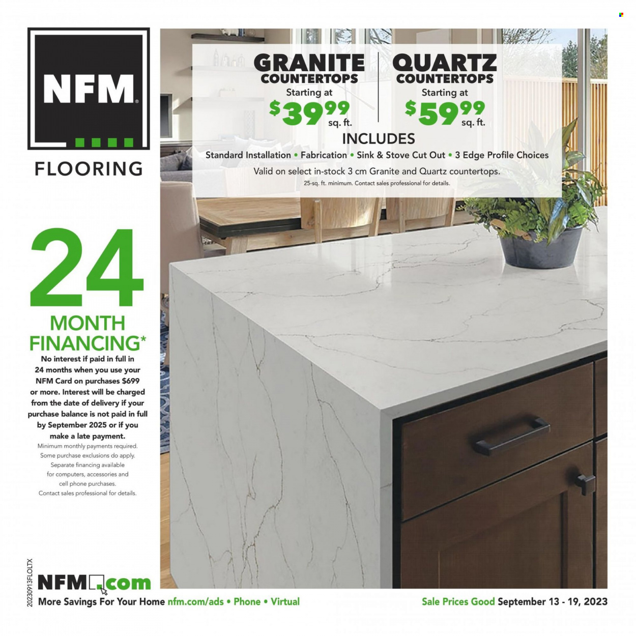 Nebraska Furniture Mart Flooring Ad - Page 1