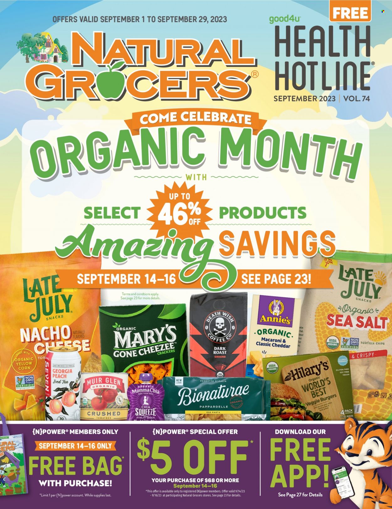 Natural Grocers - Health Hotline Magazine - September 2023 - Page 1
