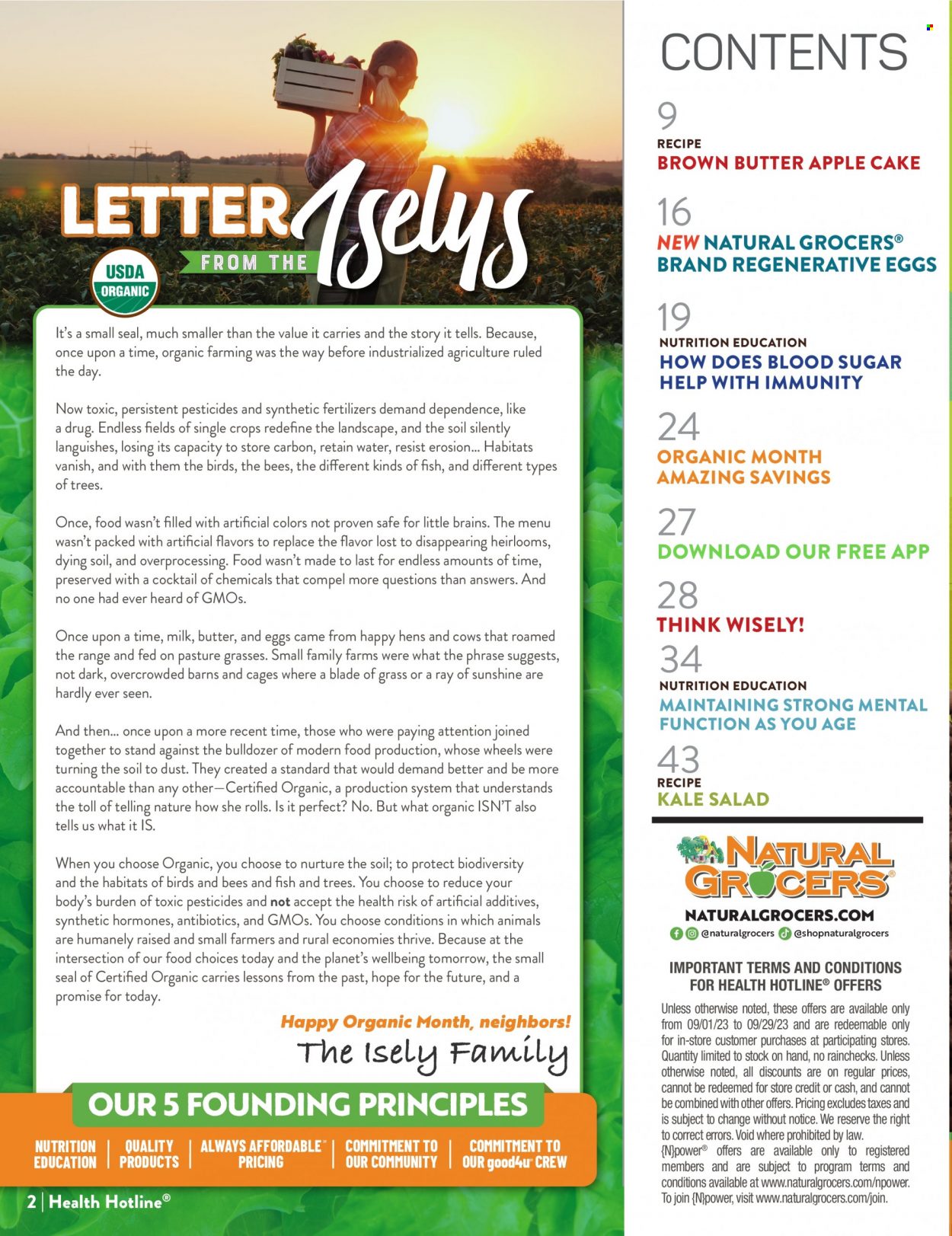 Natural Grocers - Health Hotline Magazine - September 2023 - Page 2