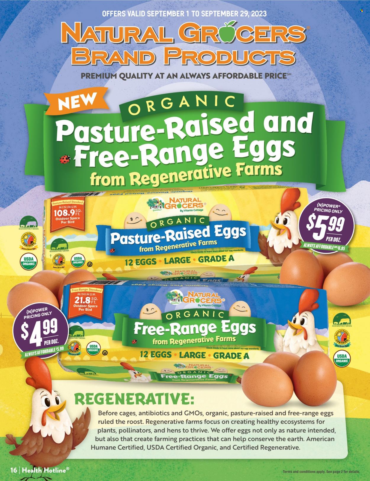 Natural Grocers - Health Hotline Magazine - September 2023 - Page 16