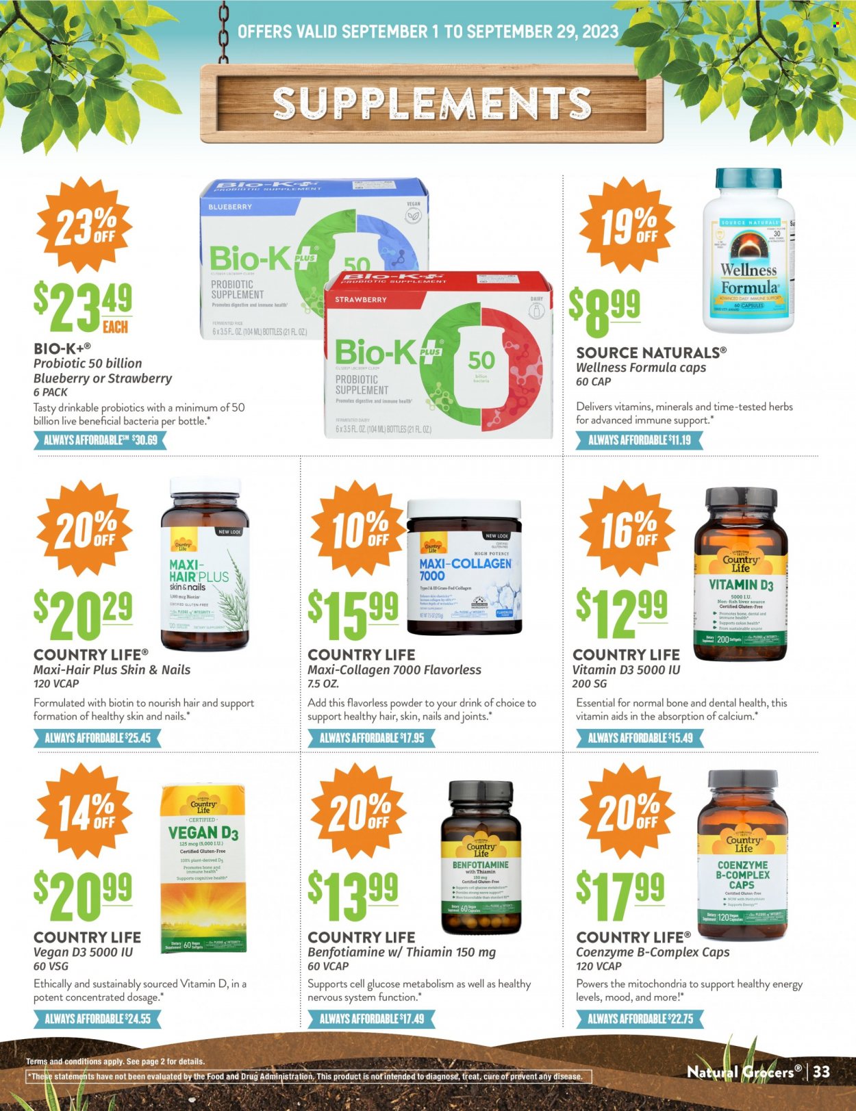 Natural Grocers - Health Hotline Magazine - September 2023 - Page 33