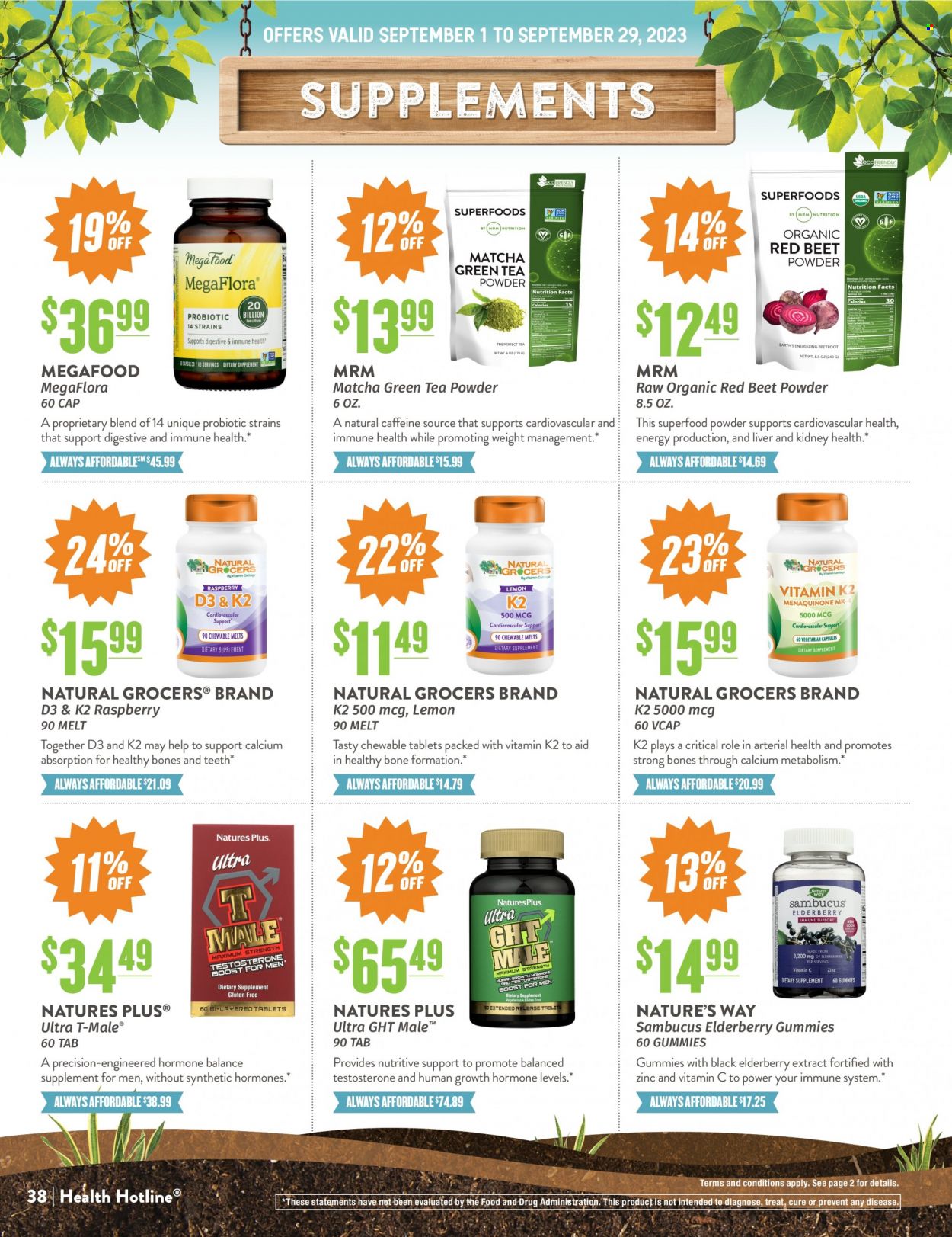 Natural Grocers - Health Hotline Magazine - September 2023 - Page 38