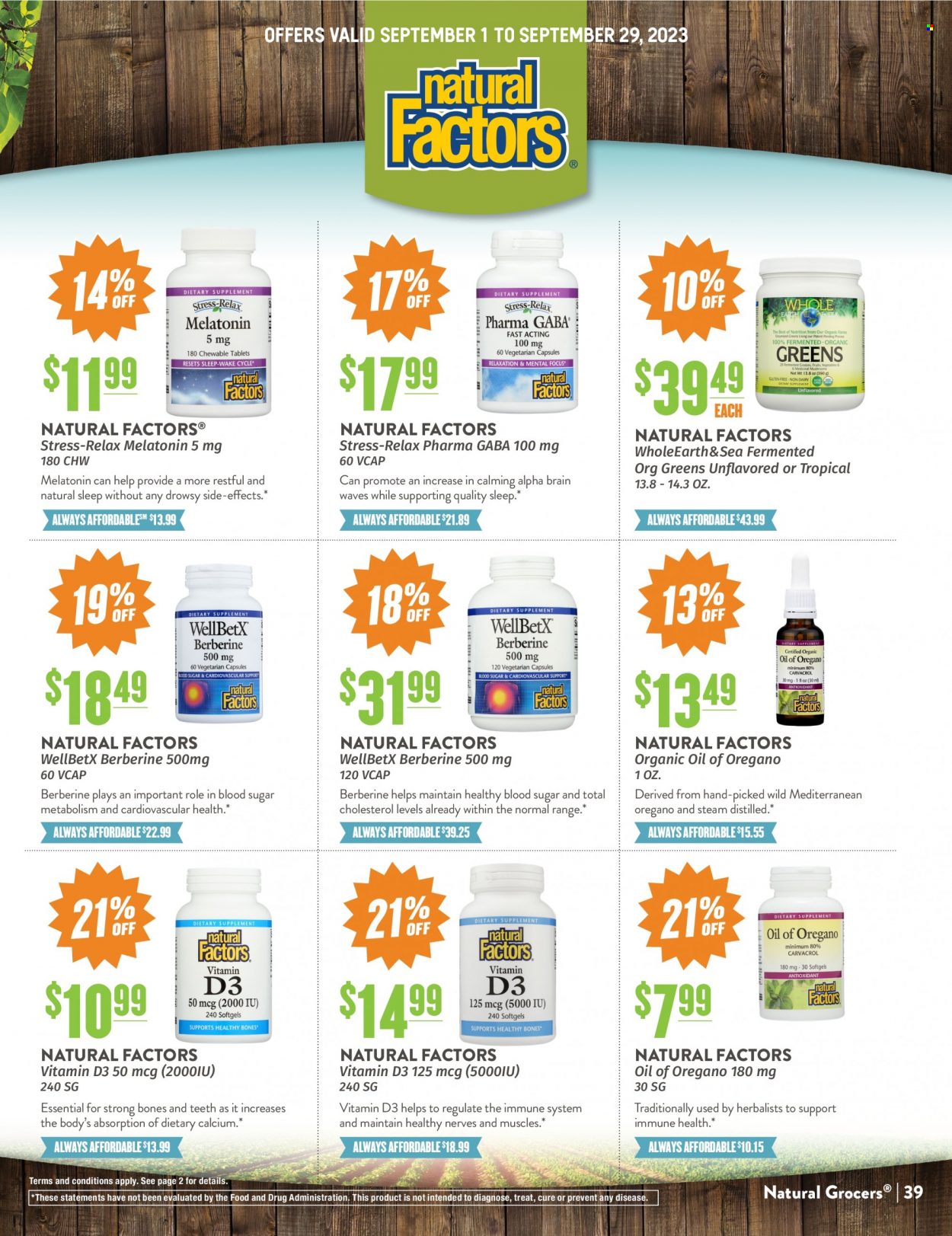 Natural Grocers - Health Hotline Magazine - September 2023 - Page 39