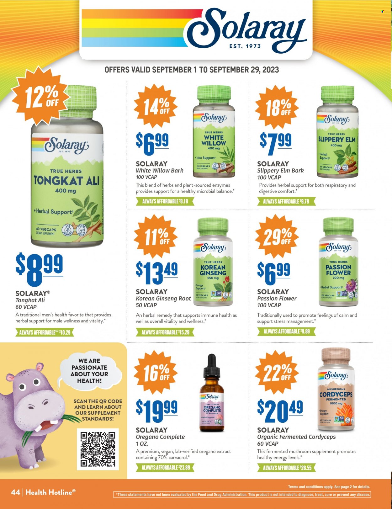 Natural Grocers - Health Hotline Magazine - September 2023 - Page 44