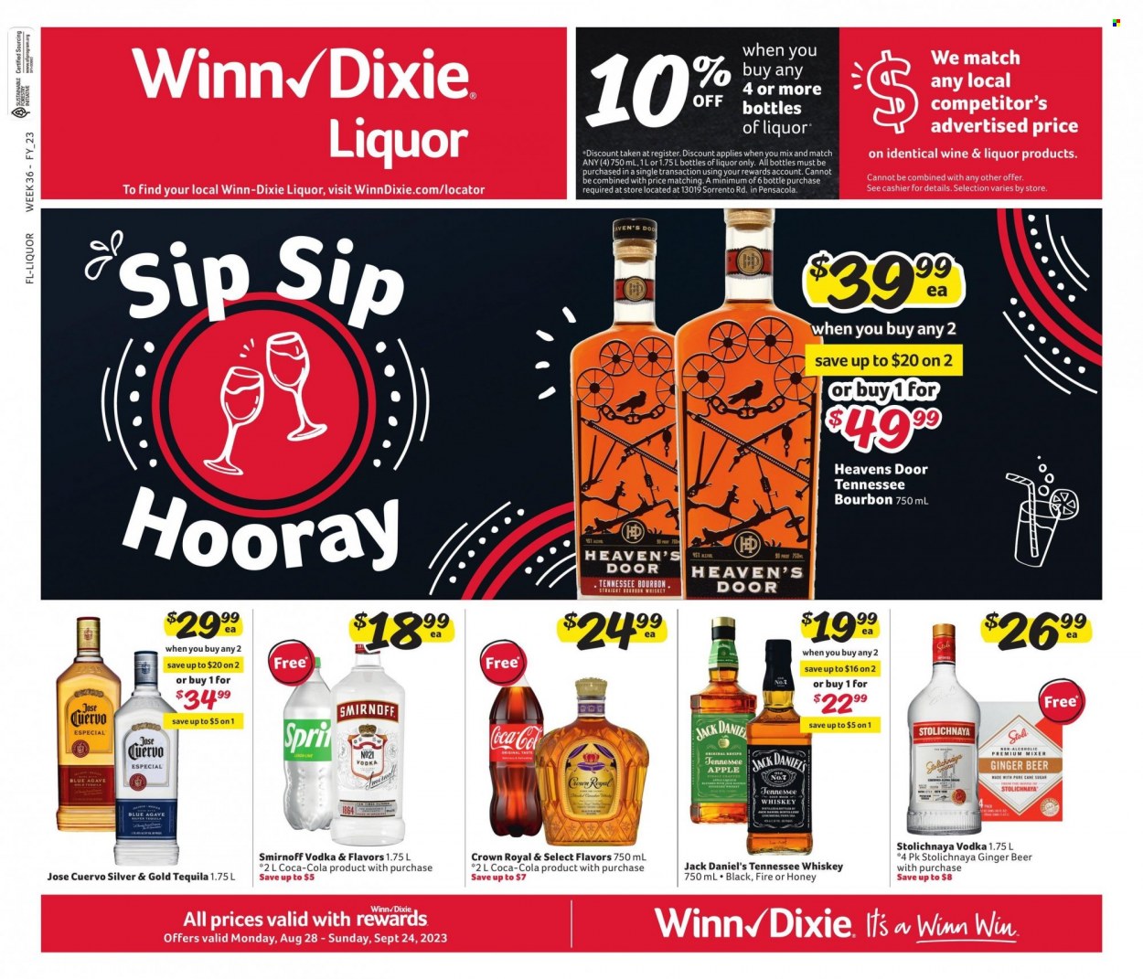 Winn-Dixie Liquor Ad - Page 1