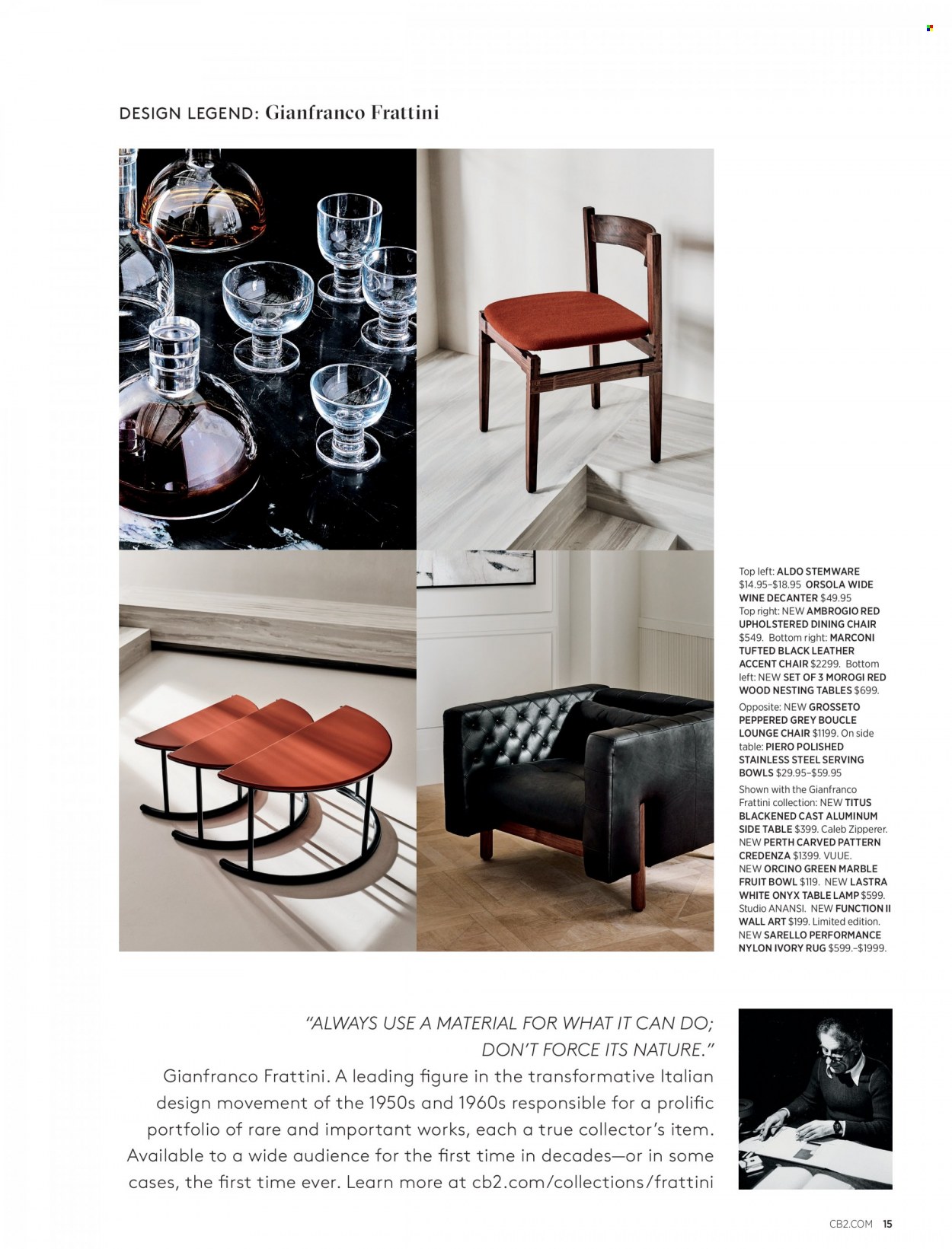 CB2 September 2023 Lookbook - Page 15